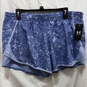 Under Armour Blue Marble Athletic Shorts